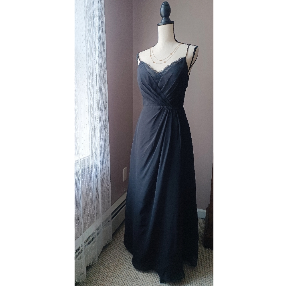 Women's Lace Detail Bridesmaid Prom Dress